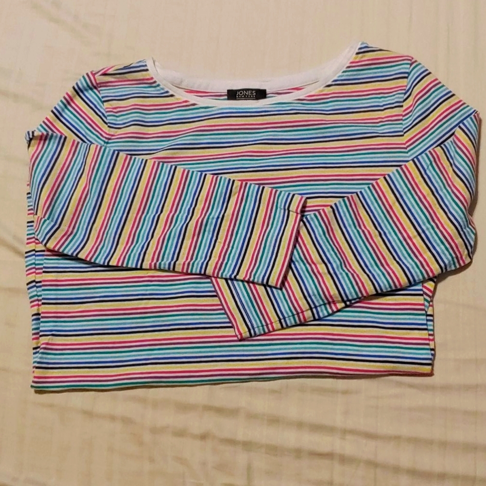 Colorful Striped Top